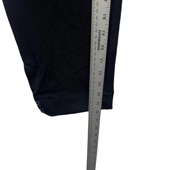 Karl Lagerfeld Black Pants 5 Button Front Size 8 - Picture 9 of 10